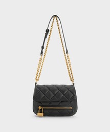 CHARLES & KEITH | Swing スウィング キルトクロスボディバッグ(ショルダーバッグ)