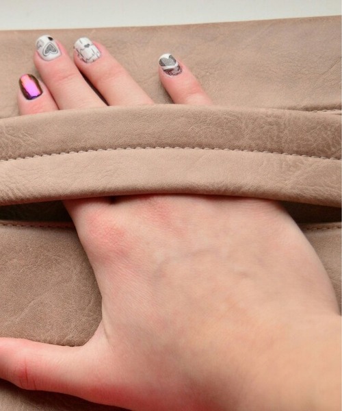 LA VORAGINE(ラ ヴォラジネ)の「2wayスクエアクラッチショルダーバッグ(クラッチバッグ・レディース・ブラウン/グレー/ブラック/ベージュ・FREE)」の11枚目の写真