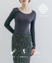 URBAN RESEARCH（アーバンリサーチ）の「『UR TECH』クルーネックロングTシャツ（Tシャツ/カットソー）」