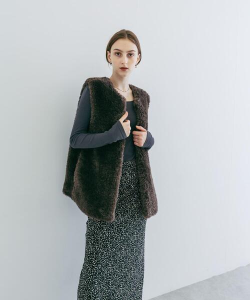 URBAN RESEARCH(アーバンリサーチ)の「『UR TECH』クルーネックロングTシャツ(Tシャツ/カットソー・レディース・ブラック/ホワイト/チャコールグレー・FREE)」の15枚目の写真