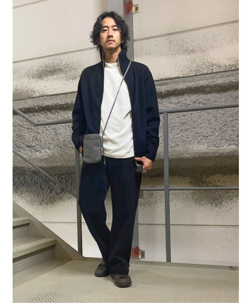 Salt&Pepper（ソルトアンドペッパー）の「【Salt&Pepper】ＷＯＯＬドライバーズニット（ニット/セーター・メンズ・ホワイト/ブラック・XL/L/M）」の8枚目の写真