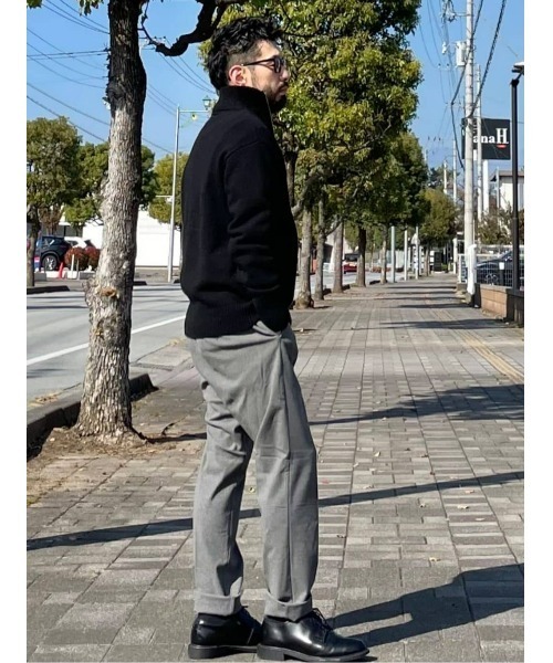 Salt&Pepper（ソルトアンドペッパー）の「【Salt&Pepper】ＷＯＯＬドライバーズニット（ニット/セーター・メンズ・ホワイト/ブラック・XL/L/M）」の12枚目の写真