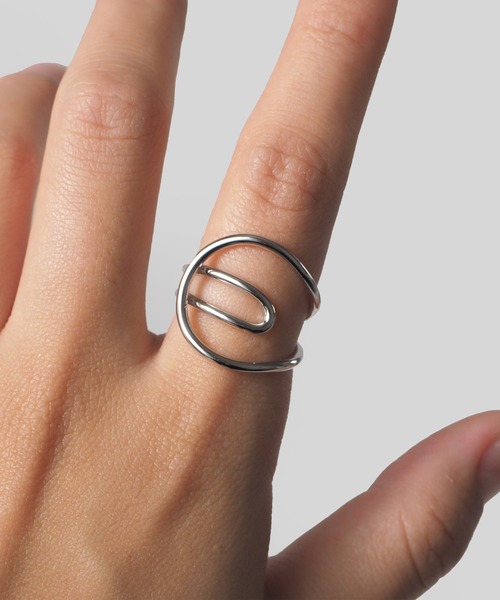 minia（ミニア）の「オープンデザインリング（リング・レディース・ゴールド系2/シルバー系3/ゴールド系3/シルバー系2/シルバー系1/ゴールド系1・FREE）」の3枚目の写真