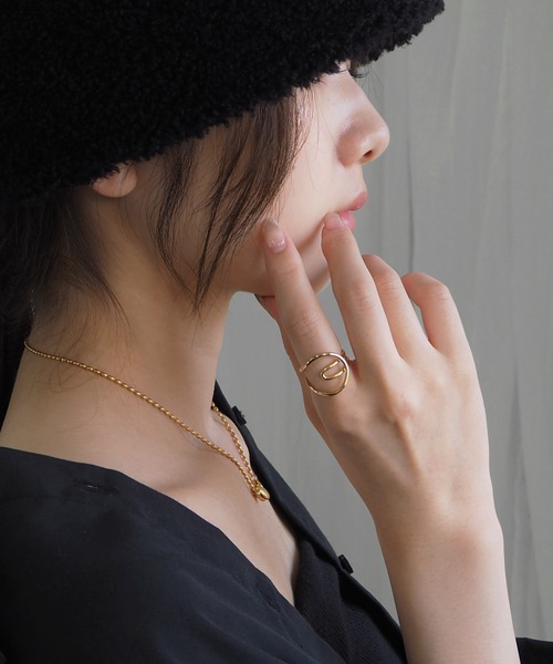minia（ミニア）の「オープンデザインリング（リング・レディース・ゴールド系2/シルバー系3/ゴールド系3/シルバー系2/シルバー系1/ゴールド系1・FREE）」の6枚目の写真
