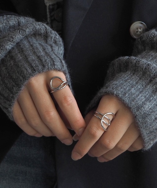 minia（ミニア）の「オープンデザインリング（リング・レディース・ゴールド系2/シルバー系3/ゴールド系3/シルバー系2/シルバー系1/ゴールド系1・FREE）」の14枚目の写真