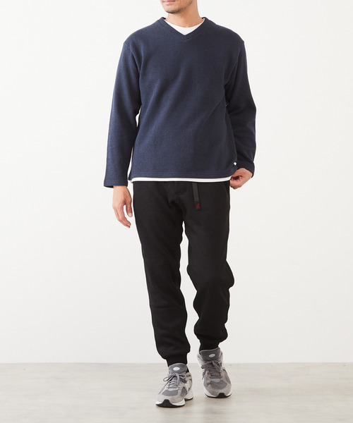 MASTER FRAME(マスターフレーム )の「【MASTER FRAME】ワッフル裏起毛VネックロングスリーブTシャツ(Tシャツ/カットソー・メンズ・グリーン/アイボリー/ネイビー・4/3)」の20枚目の写真