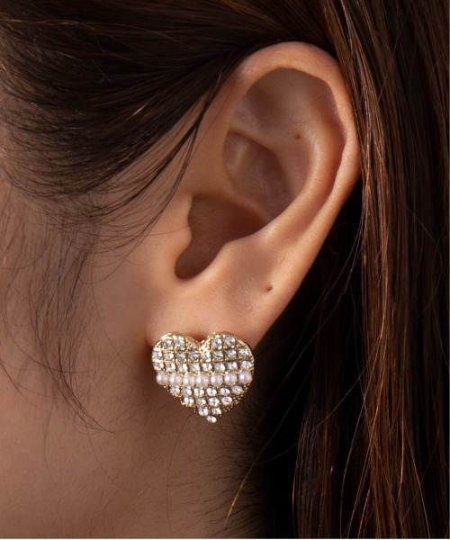 SETUP7(セットアップセブン)の「【SETUP7】ニュアンスメタル × パール モチーフピアス KNF049 ※(ピアス(両耳用)・レディース・H/G/F/D/L/J/I/E・FREE)」の5枚目の写真