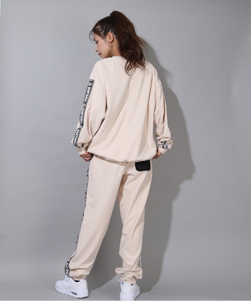 BABYDOLL（ベビードール）の「親子お揃い 4WAY ストレッチフリース トレーナー (ボトムス別売り) 8952A（スウェット・メンズ・ブラック/ナチュラル・S/XL/M/L）」の19枚目の写真