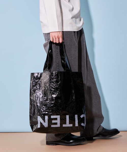 CITEN(シテン)の「<CITEN>PPビッグロゴ トートバッグ(トートバッグ・レディース・レッド/ホワイト/シルバー/ブラック・FREE)」の1枚目の写真