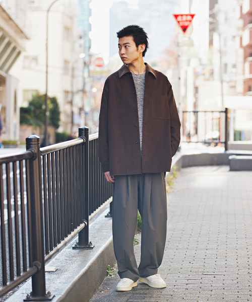 EDIFICE（エディフィス）の「ナイロントリコット バルーンフィット イージーパンツ（その他パンツ・メンズ・ネイビー/グレー・LARGE/MEDIUM）」の6枚目の写真