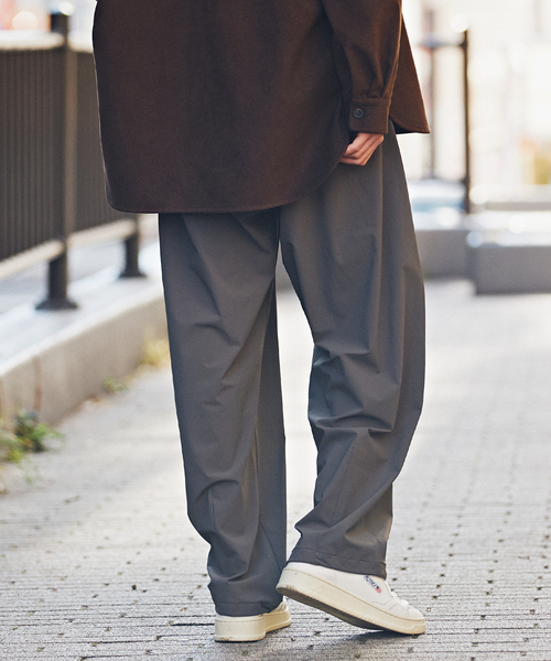 EDIFICE（エディフィス）の「ナイロントリコット バルーンフィット イージーパンツ（その他パンツ・メンズ・ネイビー/グレー・LARGE/MEDIUM）」の9枚目の写真