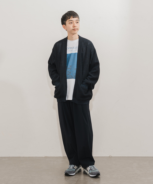 EDIFICE（エディフィス）の「ナイロントリコット バルーンフィット イージーパンツ（その他パンツ・メンズ・ネイビー/グレー・LARGE/MEDIUM）」の10枚目の写真