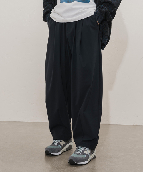 EDIFICE（エディフィス）の「ナイロントリコット バルーンフィット イージーパンツ（その他パンツ・メンズ・ネイビー/グレー・LARGE/MEDIUM）」の14枚目の写真