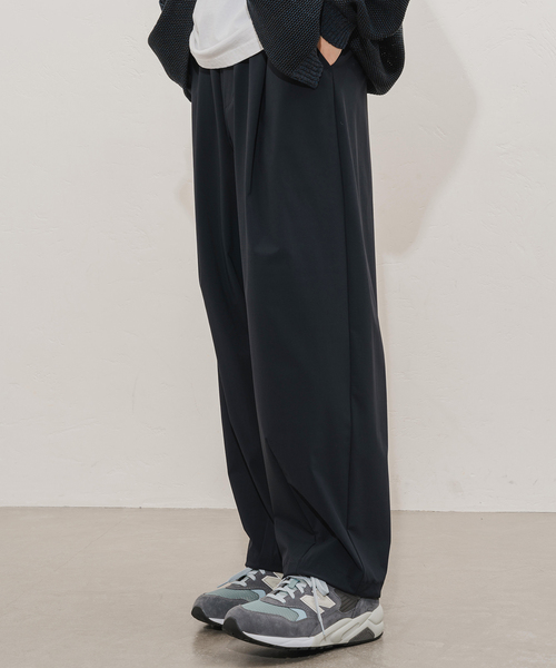 EDIFICE（エディフィス）の「ナイロントリコット バルーンフィット イージーパンツ（その他パンツ・メンズ・ネイビー/グレー・LARGE/MEDIUM）」の15枚目の写真