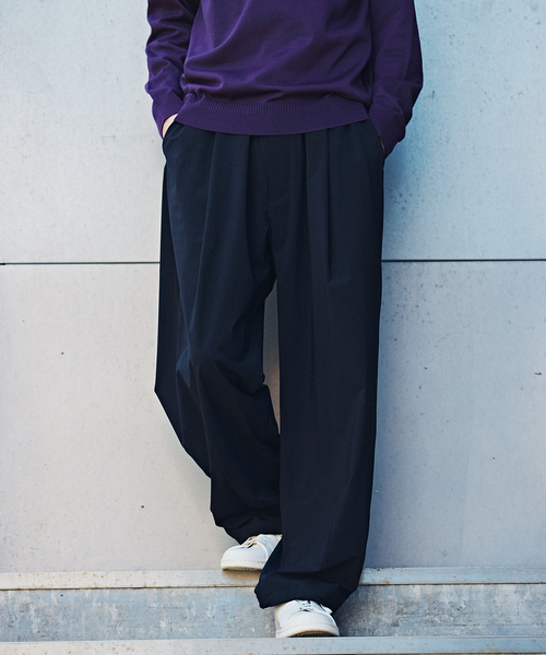 EDIFICE（エディフィス）の「ナイロントリコット バルーンフィット イージーパンツ（その他パンツ・メンズ・ネイビー/グレー・LARGE/MEDIUM）」の20枚目の写真