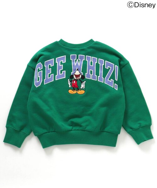 セール】ディズニーキャラクター ロゴアップリケトレーナー