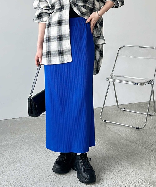 セール】【S-XLサイズ展開/新色追加】-3kg見え！すっきりリブ