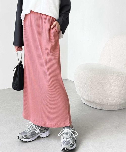 セール】【S-XLサイズ展開/新色追加】-3kg見え！すっきりリブタイト