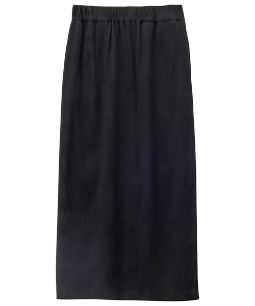 GeeRA（ジーラ）の「【S-XLサイズ展開/新色追加】-3kg見え！すっきりリブタイトロングスカート（スカート・レディース・ブラック/ダークグリーン/杢グレー/アイボリー/モカ/ピンク/チャコールグレー/ブルー/ブラウン・MEDIUM/LARGE/X-LARGE/SMALL/XX-LARGE）」の15枚目の写真