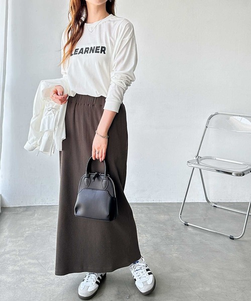 新品タグ付　セルリ　GATHERED 　ロングスカート　23SS　ブラック 新品タグ付 セルリ GATHERED ロングスカート 23SS ブラック
