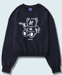 パーカー BadBlue (バッドブルー) BadBear Hoodie Navy レディース BadBlue パーカー (バッドブルー) BadBear Hoodie Navy