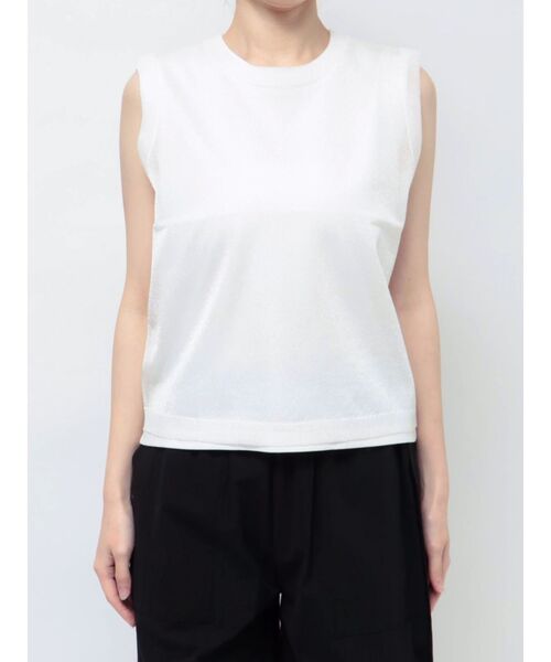 ELENDEEK（エレンディーク）の「シアーレイヤードトップ（タンクトップ・レディース・オフホワイト/イエロー/パープル・FREE）」の22枚目の写真