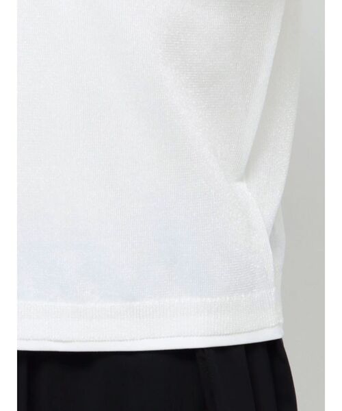 ELENDEEK（エレンディーク）の「シアーレイヤードトップ（タンクトップ・レディース・オフホワイト/イエロー/パープル・FREE）」の4枚目の写真