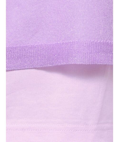 ELENDEEK（エレンディーク）の「シアーレイヤードトップ（タンクトップ・レディース・オフホワイト/イエロー/パープル・FREE）」の10枚目の写真