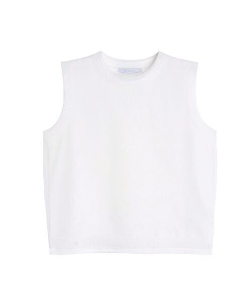 ELENDEEK（エレンディーク）の「シアーレイヤードトップ（タンクトップ・レディース・オフホワイト/イエロー/パープル・FREE）」の14枚目の写真