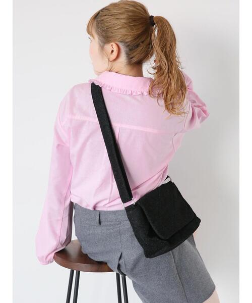 ehka sopo（エヘカソポ）の「シャンブレーフリル襟シャツ（シャツ/ブラウス・レディース・サックスブルー/オフホワイト/グリーン/ピンク・F）」の10枚目の写真