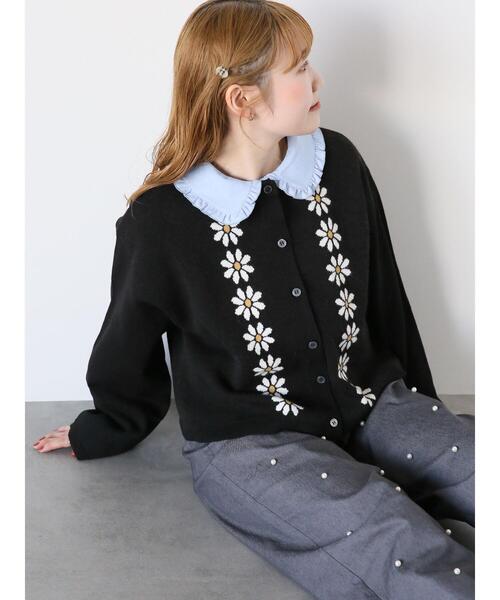 ehka sopo（エヘカソポ）の「シャンブレーフリル襟シャツ（シャツ/ブラウス・レディース・サックスブルー/オフホワイト/グリーン/ピンク・F）」の19枚目の写真