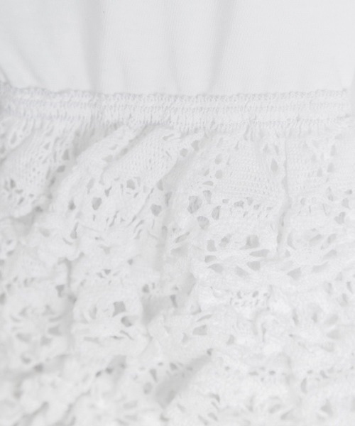 LOWRYS FARM（ローリーズファーム）の「ソデフリルロンＴ　106024（Tシャツ/カットソー・キッズ・ブラック/アイボリー/ホワイト・110cm/120cm/130cm/140cm/150cm）」の14枚目の写真