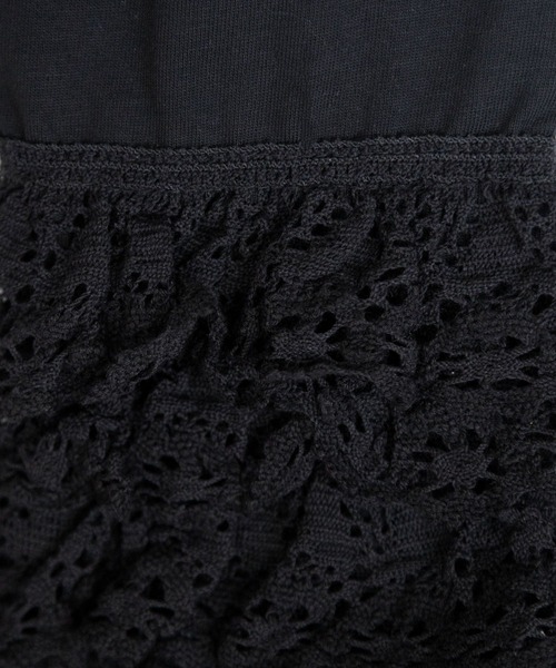 LOWRYS FARM（ローリーズファーム）の「ソデフリルロンＴ　106024（Tシャツ/カットソー・キッズ・ブラック/アイボリー/ホワイト・110cm/120cm/130cm/140cm/150cm）」の11枚目の写真