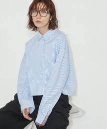 Auntie Rosa Holiday | クロップドレギュラーカラーシャツ(シャツ/ブラウス)