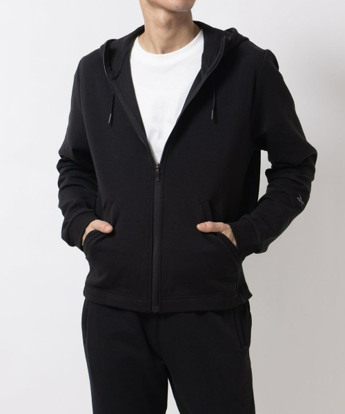 Reebok（リーボック）の「アクティブ ドリームブレンド フルジップフーディー / ACTIV COLL DREAMBLEND FZ HOODIE（パーカー・メンズ・ブラック/グレー/ダークブルー・LARGE/MEDIUM/SMALL/XX-LARGE/X-LARGE）」の2枚目の写真