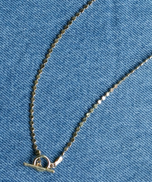 CIAOPANIC TYPY（チャオパニックティピー）の「【 lil/リル】変形メタルボールロングネックレス（ネックレス・レディース・シルバー/ゴールド・ONE SIZE）」の9枚目の写真