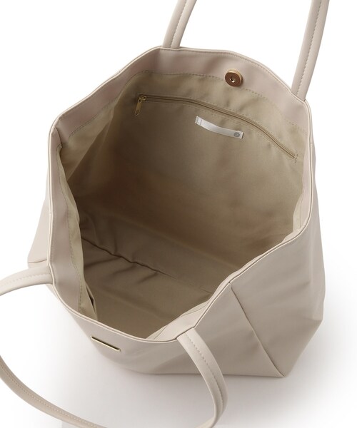 ITS'DEMO（イッツデモ）の「◆【通勤／大容量／A4・B4対応】シンプルA4トート（トートバッグ・レディース・ベージュ/アイボリー/ブラック/シルバー/グレー・00）」の22枚目の写真