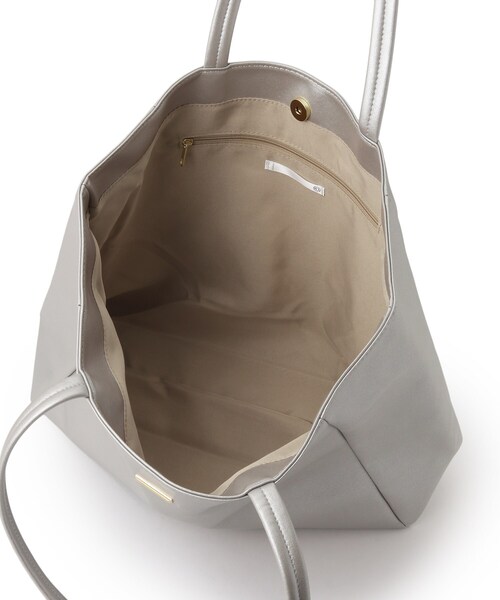 ITS'DEMO（イッツデモ）の「◆【通勤／大容量／A4・B4対応】シンプルA4トート（トートバッグ・レディース・ベージュ/アイボリー/ブラック/シルバー/グレー・00）」の21枚目の写真