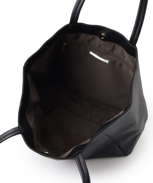 ITS'DEMO（イッツデモ）の「◆【通勤／大容量／A4・B4対応】シンプルA4トート（トートバッグ・レディース・ベージュ/アイボリー/ブラック/シルバー/グレー・00）」の19枚目の写真