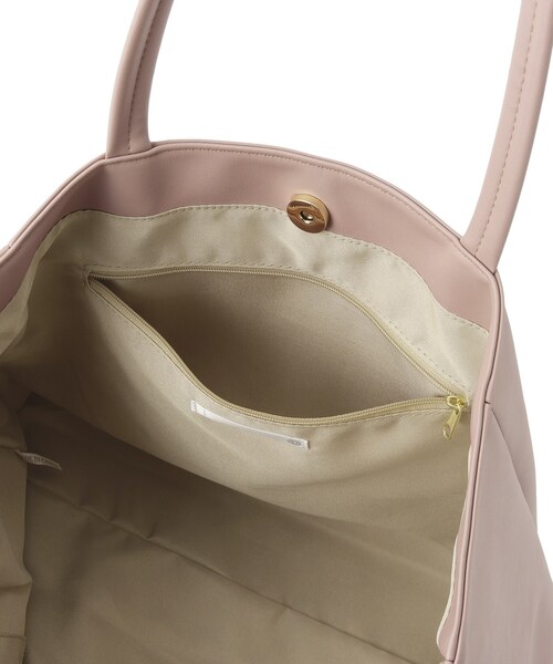 ITS'DEMO（イッツデモ）の「◆【通勤／大容量／A4・B4対応】シンプルA4トート（トートバッグ・レディース・ベージュ/アイボリー/ブラック/シルバー/グレー・00）」の17枚目の写真