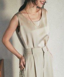 La boutique BonBon | サテン２WAYタンク(タンクトップ)