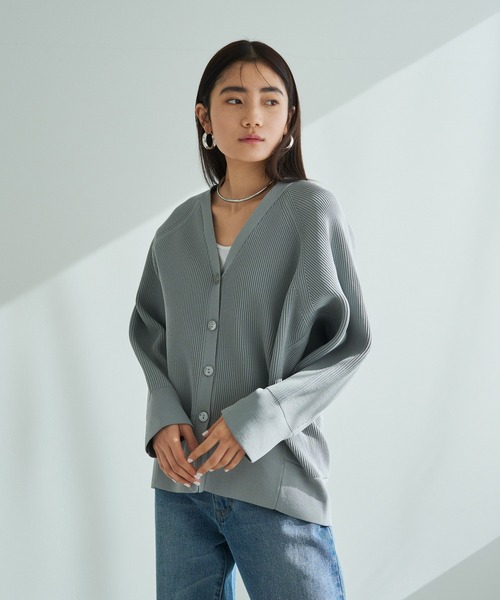 russet(ラシット)の「【ANOTHER BRANCH】カーディガン (MA-718)(カーディガン/ボレロ・レディース・ピンク/グレー/アイボリー・FREE)」の3枚目の写真