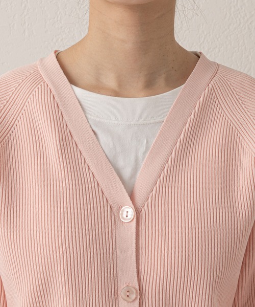 russet(ラシット)の「【ANOTHER BRANCH】カーディガン (MA-718)(カーディガン/ボレロ・レディース・ピンク/グレー/アイボリー・FREE)」の9枚目の写真