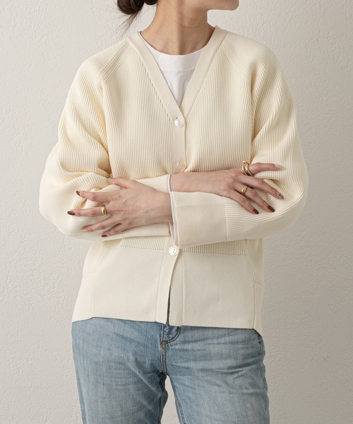 russet(ラシット)の「【ANOTHER BRANCH】カーディガン (MA-718)(カーディガン/ボレロ・レディース・ピンク/グレー/アイボリー・FREE)」の13枚目の写真