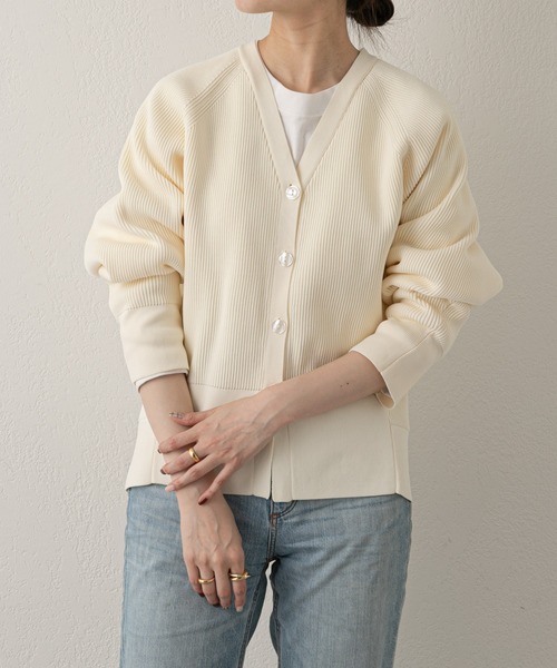 russet(ラシット)の「【ANOTHER BRANCH】カーディガン (MA-718)(カーディガン/ボレロ・レディース・ピンク/グレー/アイボリー・FREE)」の14枚目の写真