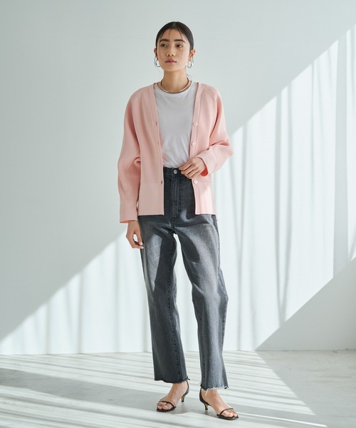 russet(ラシット)の「【ANOTHER BRANCH】カーディガン (MA-718)(カーディガン/ボレロ・レディース・ピンク/グレー/アイボリー・FREE)」の4枚目の写真