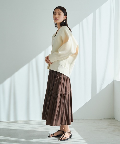 russet(ラシット)の「【ANOTHER BRANCH】カーディガン (MA-718)(カーディガン/ボレロ・レディース・ピンク/グレー/アイボリー・FREE)」の10枚目の写真