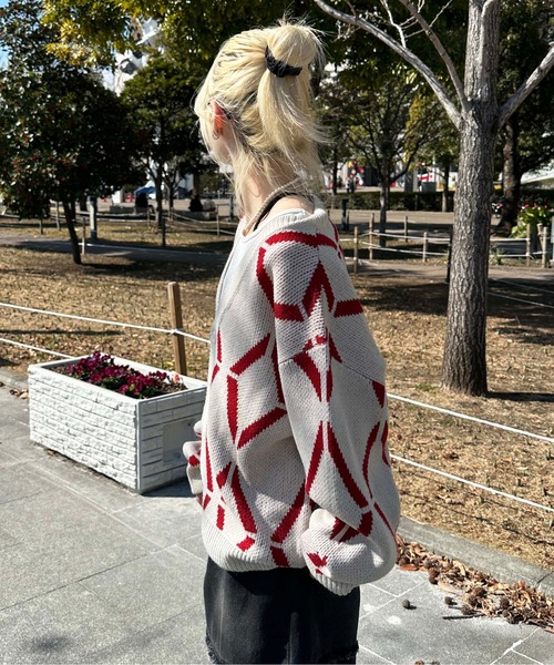 sedacle（セダクル）の「アソート柄ニットカーディガン（カーディガン/ボレロ・メンズ・ブラウン/ブラック/アイボリー/チャコールグレー・SMALL/MEDIUM/LARGE）」の6枚目の写真