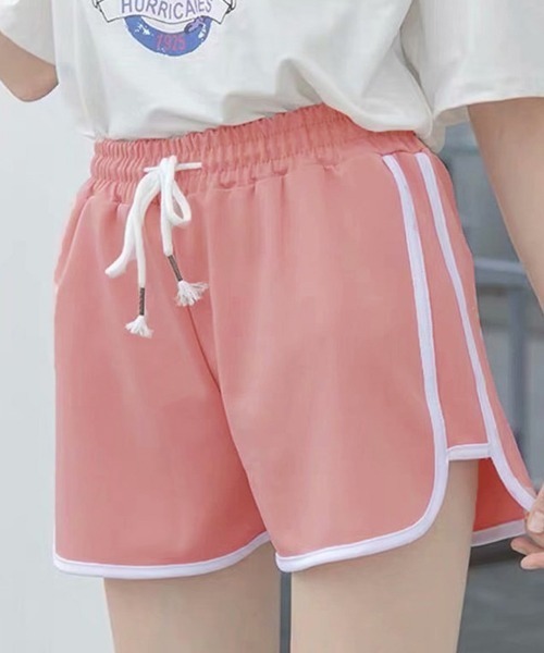 Miniministore(ミニミニストア)の「ショートパンツ レディース(スウェットパンツ・レディース・ピンク/ホワイト/ブラック/グレー・FREE)」の4枚目の写真