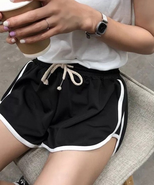 Miniministore(ミニミニストア)の「ショートパンツ レディース(スウェットパンツ・レディース・ピンク/ホワイト/ブラック/グレー・FREE)」の5枚目の写真